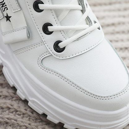 🍂Autumn and winter new styles❄️Women's Waterproof Lace-Up Warm Ankle Boots