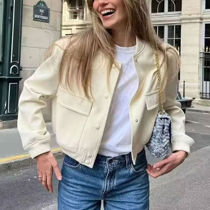 💥Limit Time 49% OFF✨Women's Button Down Short Jacket with Pockets