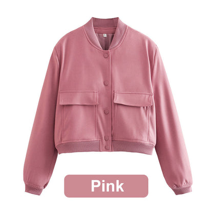 💥Limit Time 49% OFF✨Women's Button Down Short Jacket with Pockets