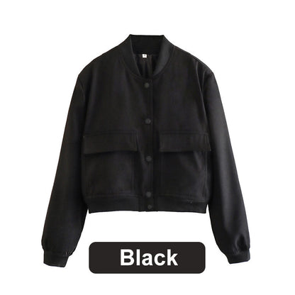 💥Limit Time 49% OFF✨Women's Button Down Short Jacket with Pockets