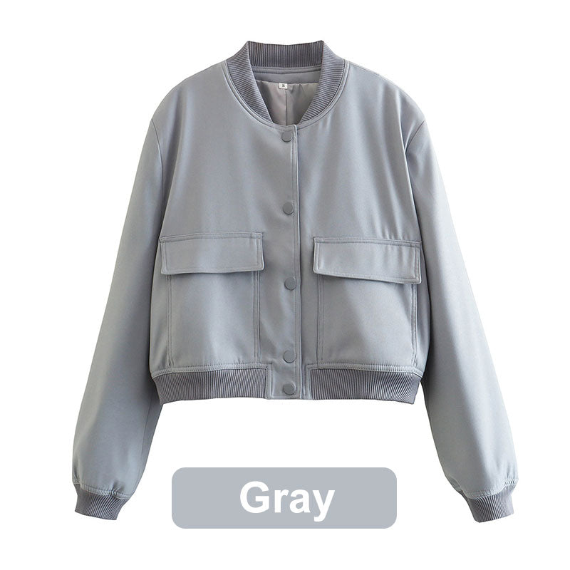 💥Limit Time 49% OFF✨Women's Button Down Short Jacket with Pockets