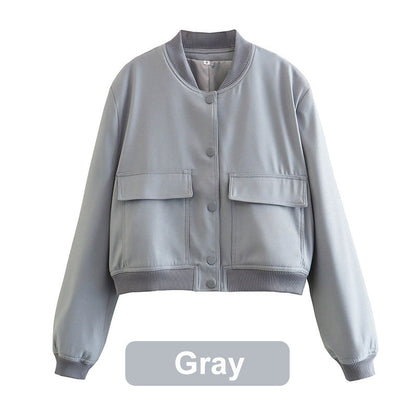 💥Limit Time 49% OFF✨Women's Button Down Short Jacket with Pockets