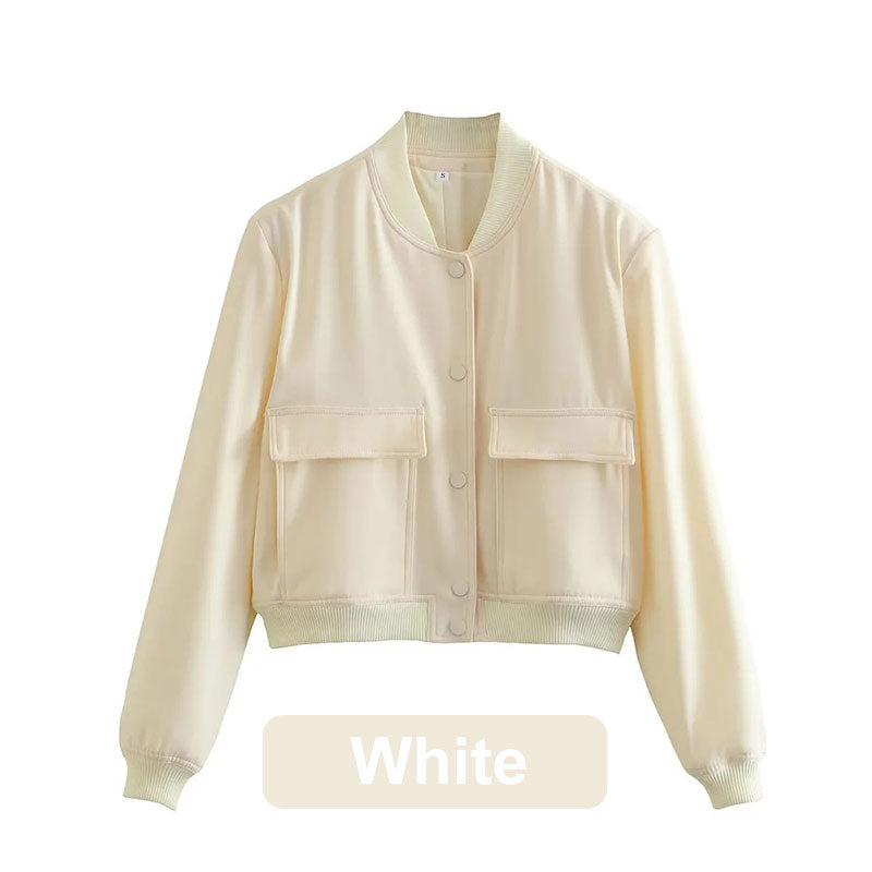 💥Limit Time 49% OFF✨Women's Button Down Short Jacket with Pockets