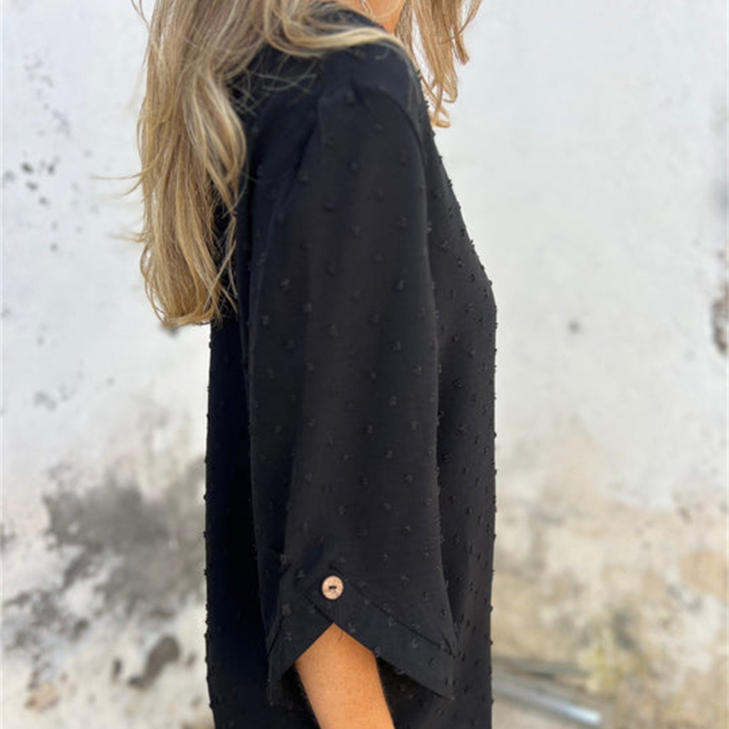 💥Hot Sales-49% OFF🔥Women's Casual Round Neck Jacquard Top