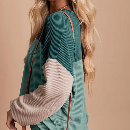 💥Limit Time 49% OFF💕Women's Comfy Color-blocking Top
