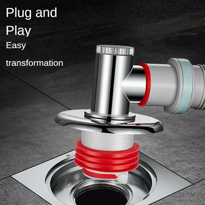 🔥Anti-overflow Deodorant Washing Machine Floor Drain Adapter