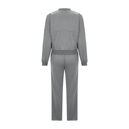 🍂Autumn discount 49%🍂Women's Long Sleeve Zip Coat Drawstring Sweatpants 2-Piece Sets