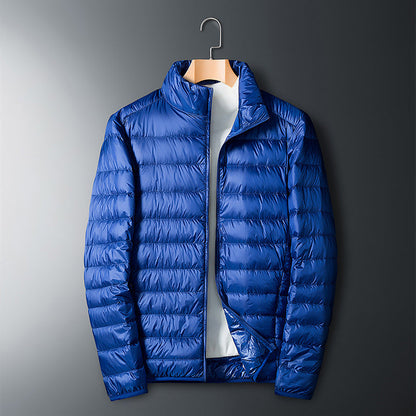 🍂Hot Sales💥Men's Thickened Warm Short Jacket with Stand Collar