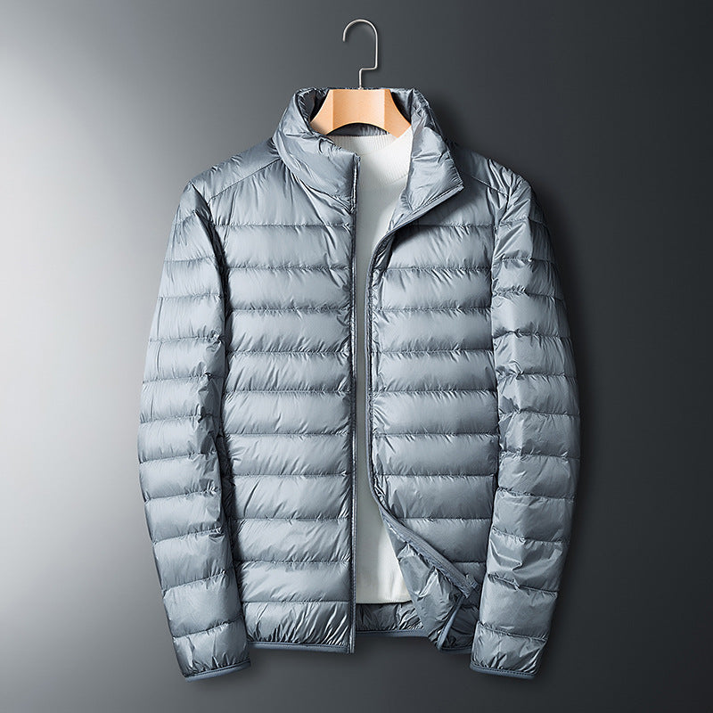 🍂Hot Sales💥Men's Thickened Warm Short Jacket with Stand Collar