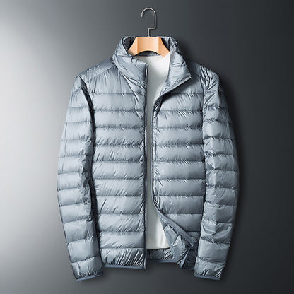 🍂Hot Sales💥Men's Thickened Warm Short Jacket with Stand Collar