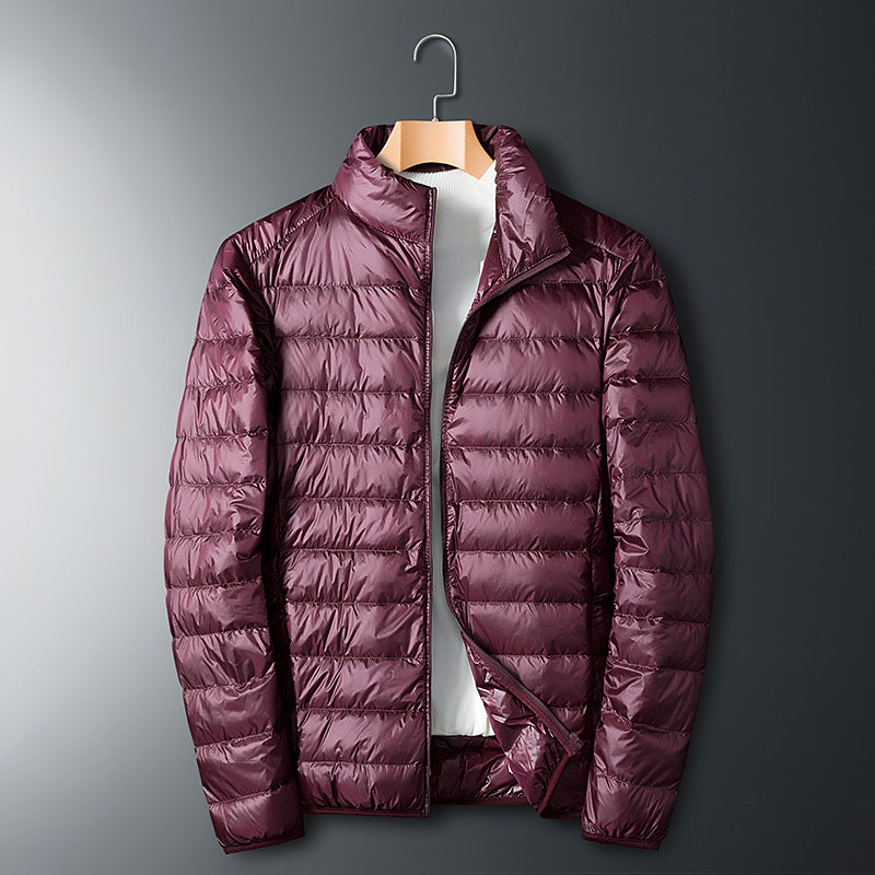 🍂Hot Sales💥Men's Thickened Warm Short Jacket with Stand Collar