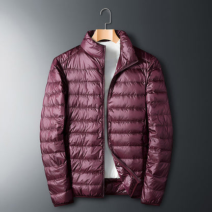 🍂Hot Sales💥Men's Thickened Warm Short Jacket with Stand Collar