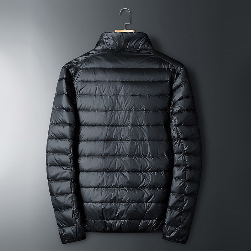 🍂Hot Sales💥Men's Thickened Warm Short Jacket with Stand Collar