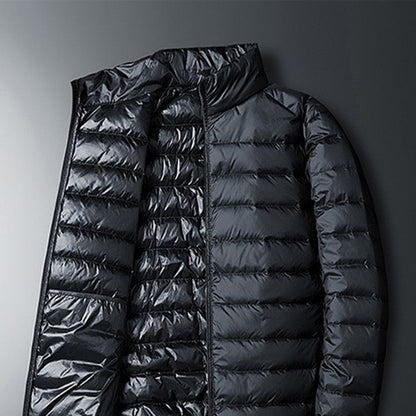 🍂Hot Sales💥Men's Thickened Warm Short Jacket with Stand Collar