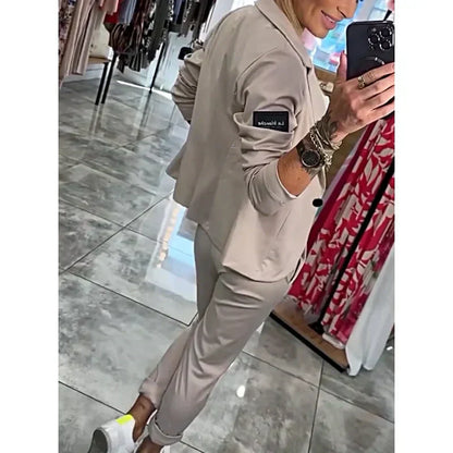 💥Hot Sales-49% OFF🔥Women's Casual Suit Jacket Pants 2-Piece Set