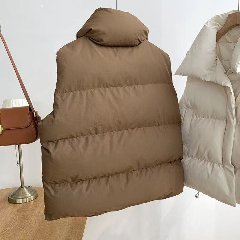 🔥Hot Sale🔥Women's Quilted Puffer Vest with Pockets