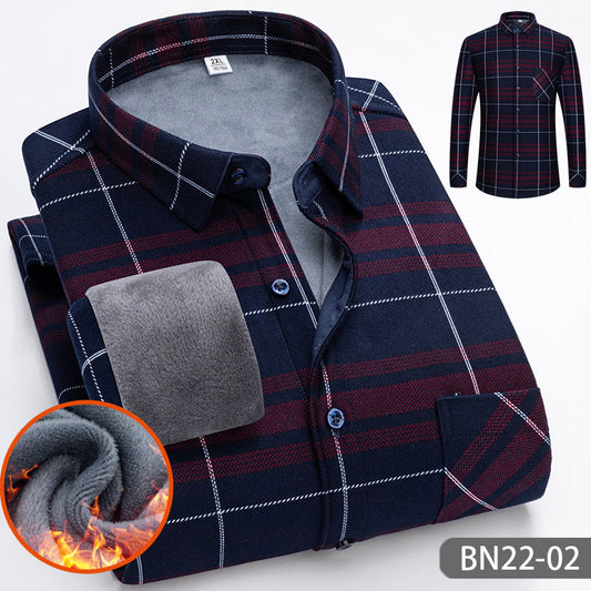 💥Limit Time 49% OFF🍂Autumn and winter men's casual thickened warm shirts