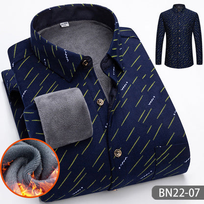 💥Limit Time 49% OFF🍂Autumn and winter men's casual thickened warm shirts