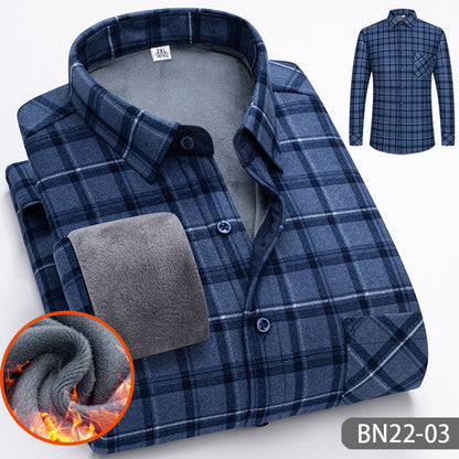 💥Limit Time 49% OFF🍂Autumn and winter men's casual thickened warm shirts