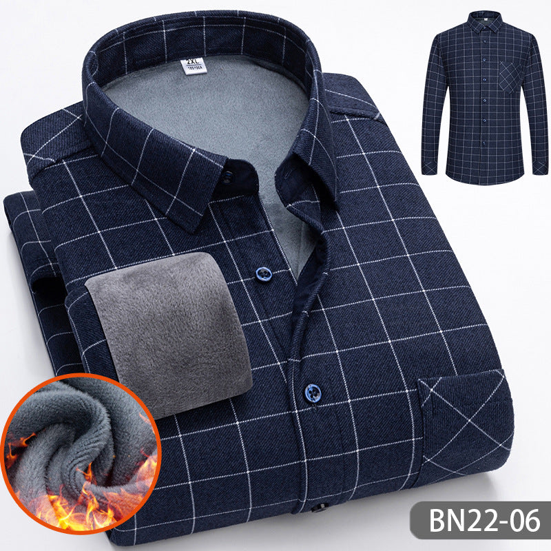 💥Limit Time 49% OFF🍂Autumn and winter men's casual thickened warm shirts