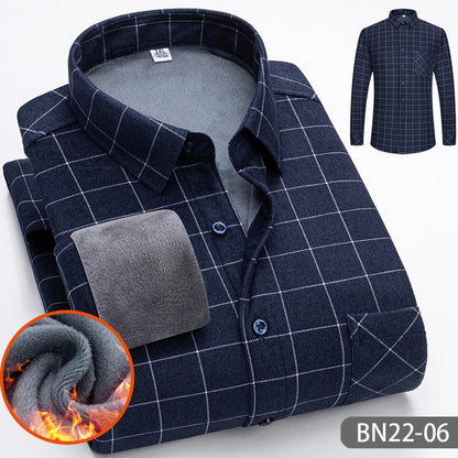 💥Limit Time 49% OFF🍂Autumn and winter men's casual thickened warm shirts
