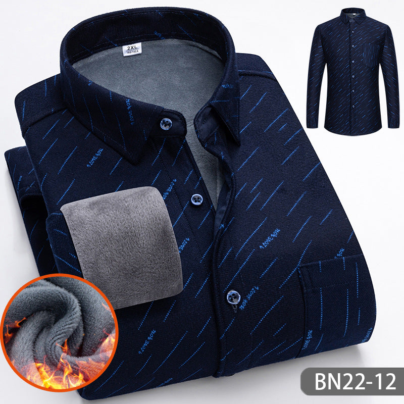💥Limit Time 49% OFF🍂Autumn and winter men's casual thickened warm shirts