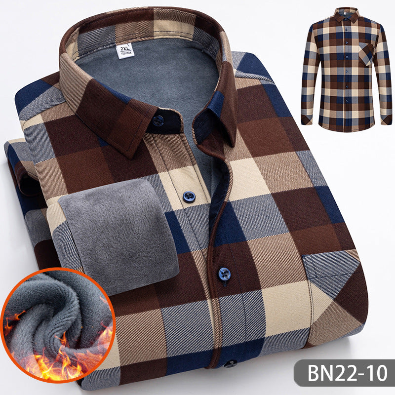💥Limit Time 49% OFF🍂Autumn and winter men's casual thickened warm shirts