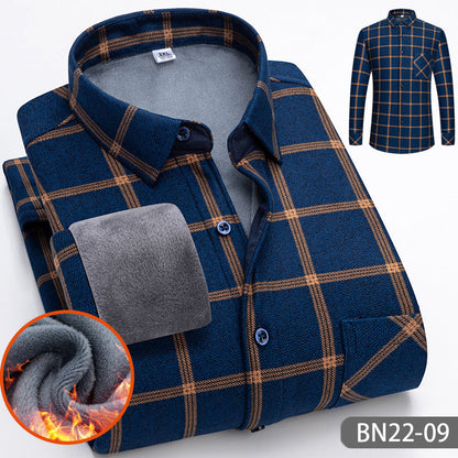 💥Limit Time 49% OFF🍂Autumn and winter men's casual thickened warm shirts