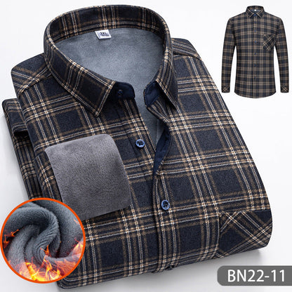 💥Limit Time 49% OFF🍂Autumn and winter men's casual thickened warm shirts