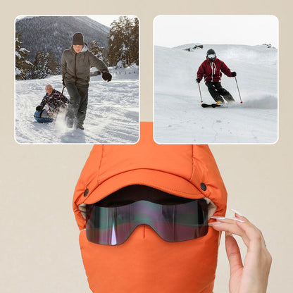 ❄️Winter Special Offer🍂-Windproof Full Cover Outdoor Riding Mask with Glasses