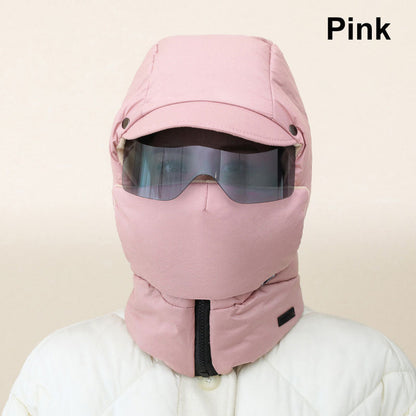 ❄️Winter Special Offer🍂-Windproof Full Cover Outdoor Riding Mask with Glasses