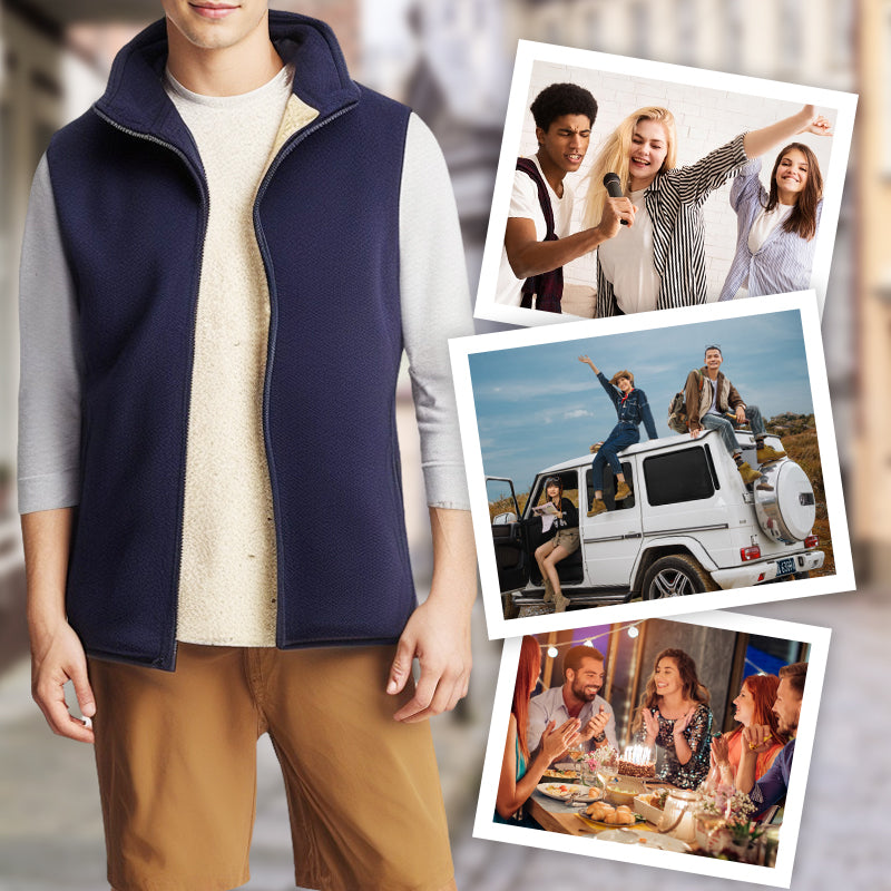 💥Limit Time 49% OFF🎉Men's Full-Zip Lined Vest