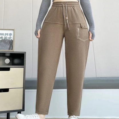 💥Hot Sale🔥Women's Casual Straight-Leg Drawstring Pants with Pockets