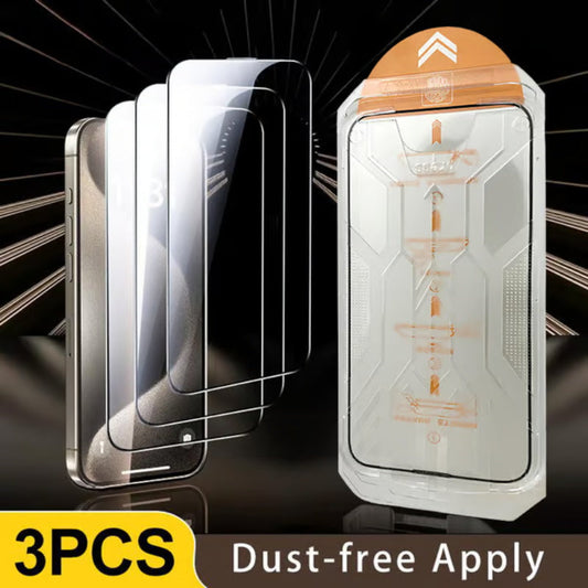 💥Shock-Resistant Dust-Proof Anti-Fingerprint Screen Protector Set