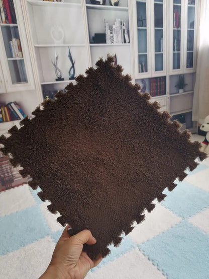 💥Plush patchwork foam floor mat🍂