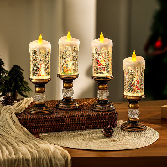 💥Hot Sales - 49% OFF🎄Christmas Candle Night Light🕯️