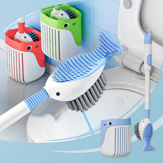 💥Wall-Mounted Suction Cup Toilet Cleaning Brush Set💦