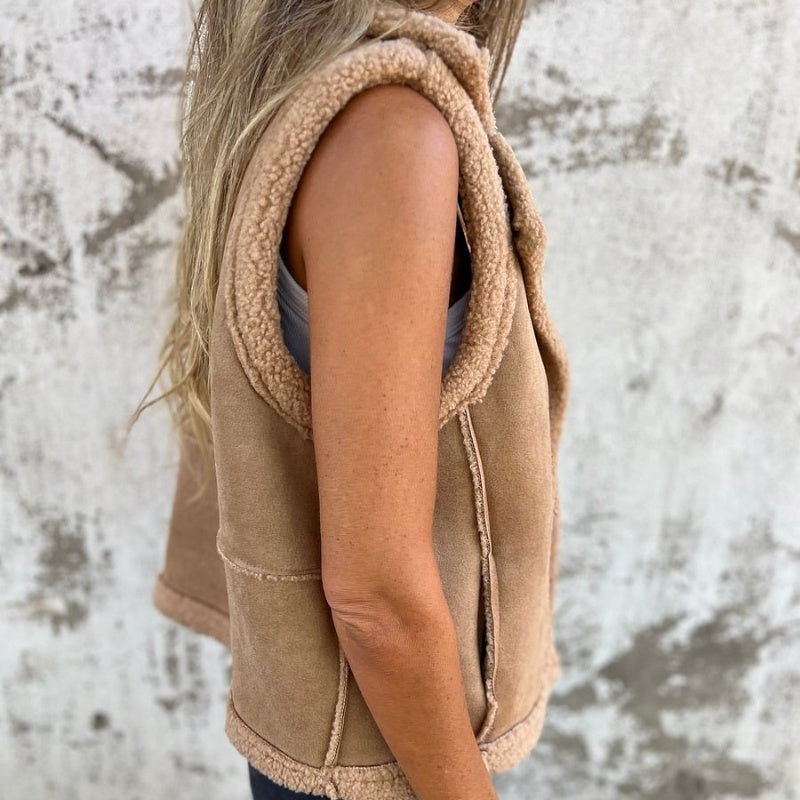 🍂Women's Button-Down Plush Lined Vest