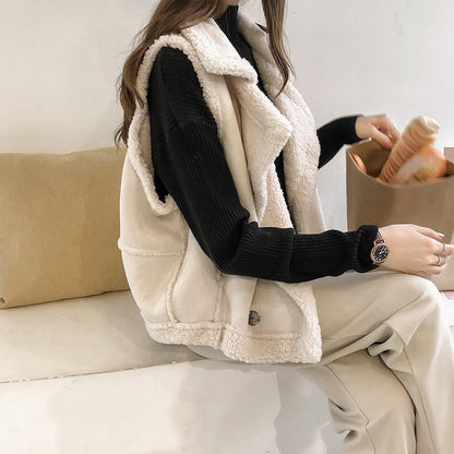 🍂Women's Button-Down Plush Lined Vest