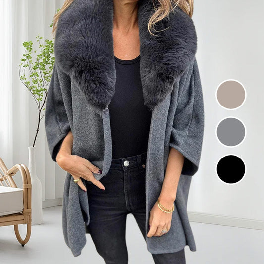 🔥Hot Sale 49% off 🧥 Women's Hair Collar Down Coat