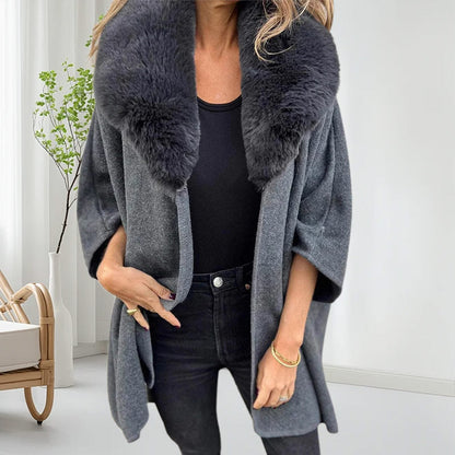 🔥Hot Sale 49% off 🧥 Women's Hair Collar Down Coat