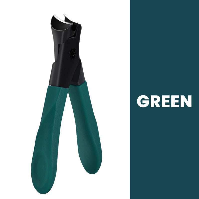 💥Wide Mouth Angled Nail Clippers --🍃Anti-Splash & Heavy Duty✨