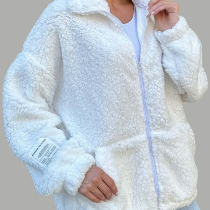 💥New Year's Sale🍂-Women's Casual Faux Lamb Wool Coat