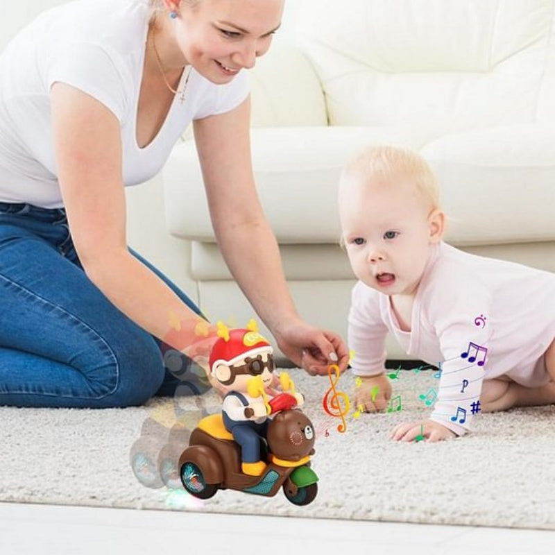 💥Musical Stunt Tricycle Toy with Led Lights