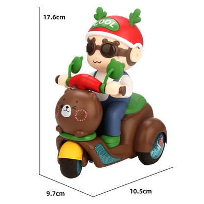 💥Musical Stunt Tricycle Toy with Led Lights