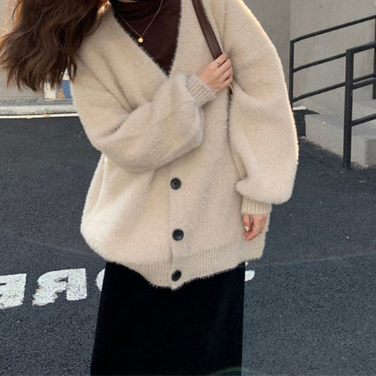 🍂Women’s Cozy Fluffy Knit Cardigan💕