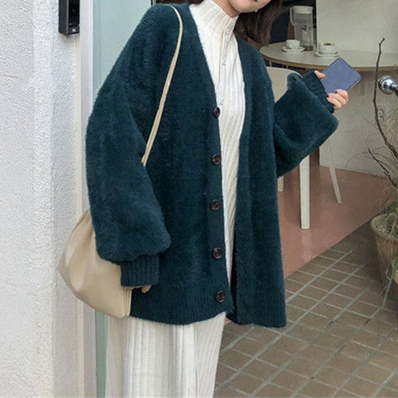 🍂Women’s Cozy Fluffy Knit Cardigan💕