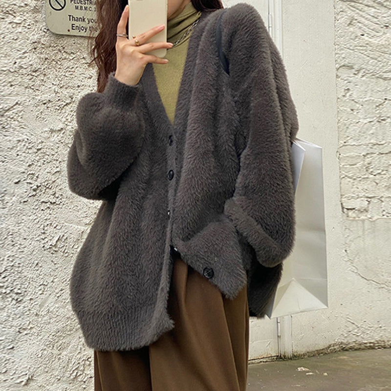 🍂Women’s Cozy Fluffy Knit Cardigan💕