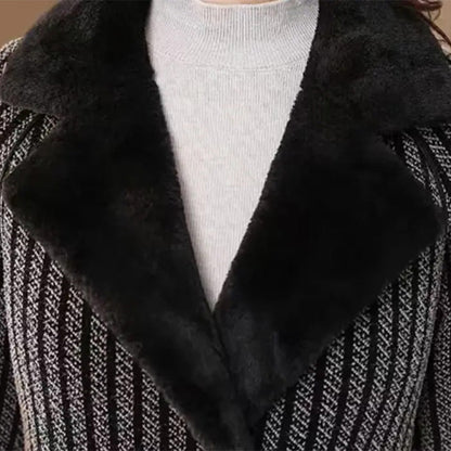💥Winter Specials❄️ Women's Double Breasted Overcoat with Plush Lining