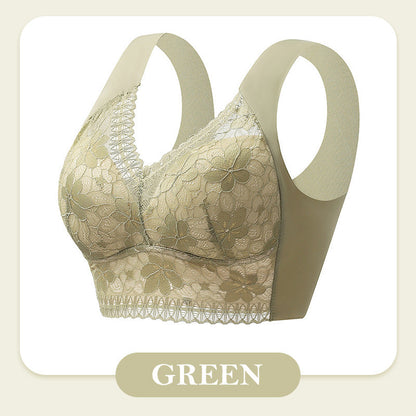 💕Women’s Breathable Soft Wire-Free Seamless Push-Up Lace Bra✨